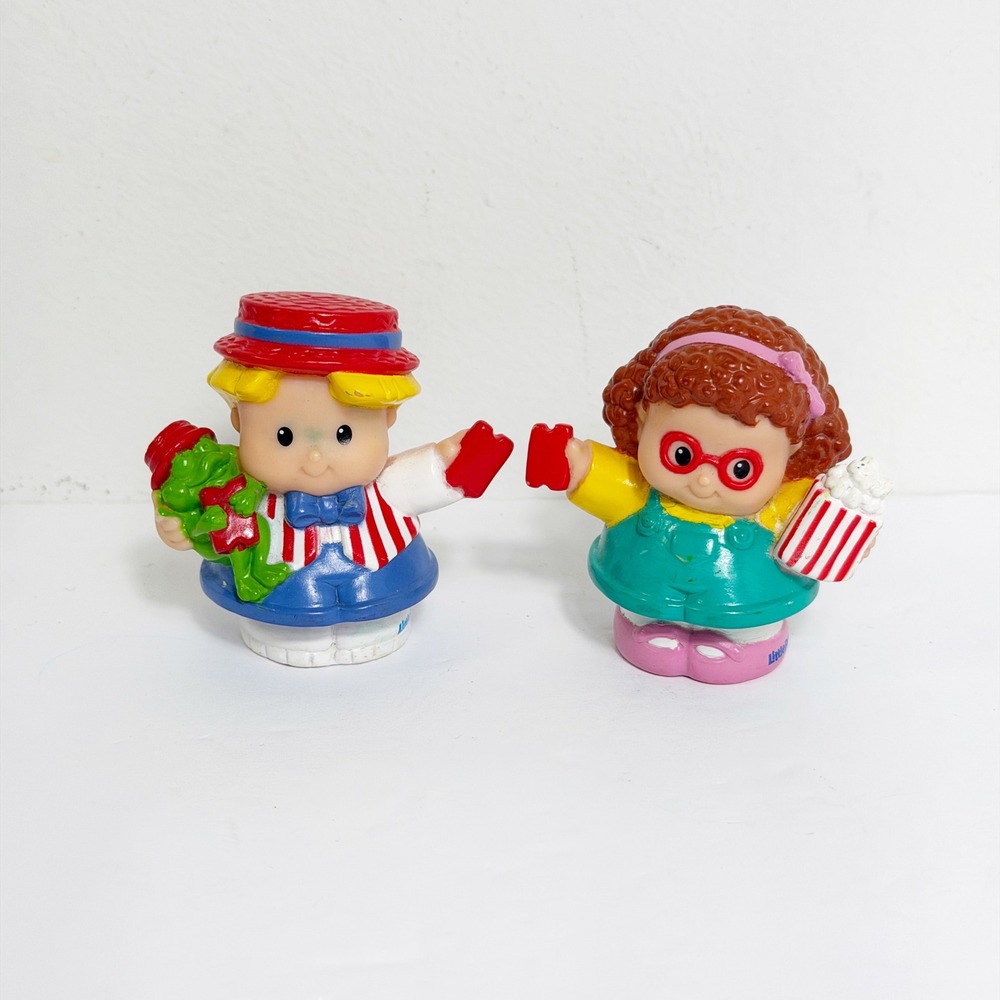 Fisher-Price Little People 2003‎ Figures Eddie Maggie Carnival Circus Fair Lot